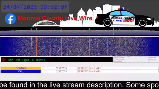 Monroe County Live Wire Fire, EMS, Police Scanner 24/7 07/24/2023 PM смотреть онлайн