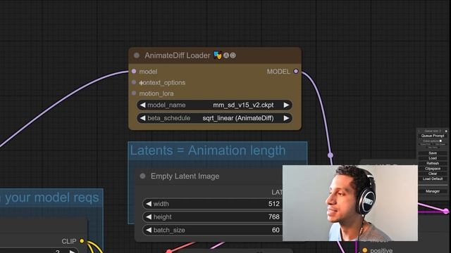 ComfyUI AnimateDiff Prompt Travel: Unlimited Animation Length! смотреть онлайн