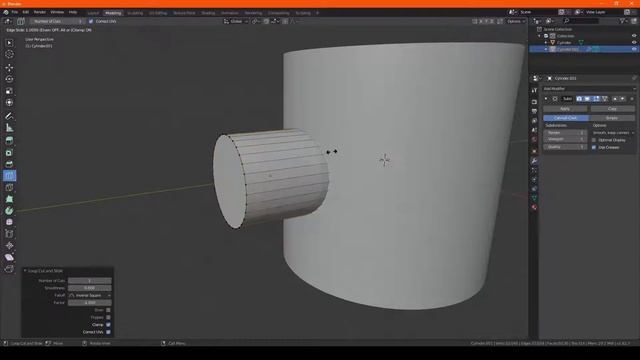 Blender How to Create A Boolean Difference and Use Subdivision Surface смотреть онлайн