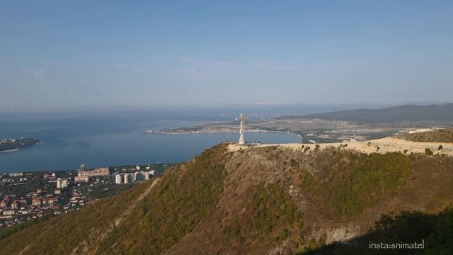 крест геленджик | полет в горах над крестом смотреть онлайн
