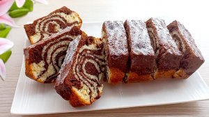 Рецепт Самого ВКУСНОГО Кекса! Простой Шоколадно-Ванильный кекс!