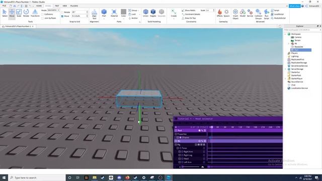 Roblox Moon Animator - How to move parts. смотреть онлайн
