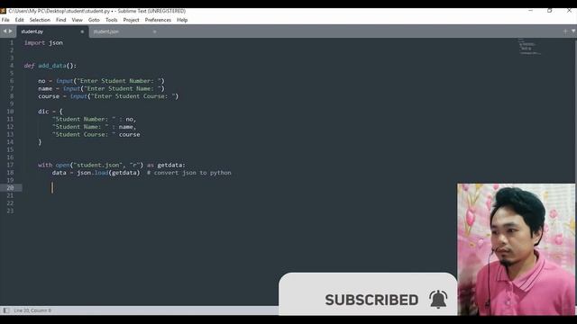 Python JSON Crud (Add, Edit, Delete, View) PART 1 (Tagalog) смотреть онлайн