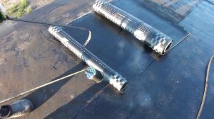 Правильная кровельная горелка.