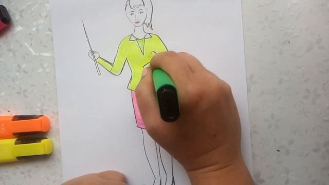 Как нарисовать учителя? Как нарисовать учительницу. How to draw a teacher смотреть онлайн