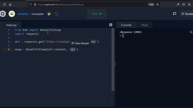 Python RSS Feed reader with BeautifulSoup - Beginner Project смотреть онлайн