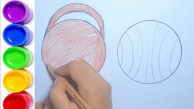 Zeichne einen Ball aus Papier | нарисовать шарик из бумаги | қағазға сурет салу | koptok chizish . смотреть онлайн