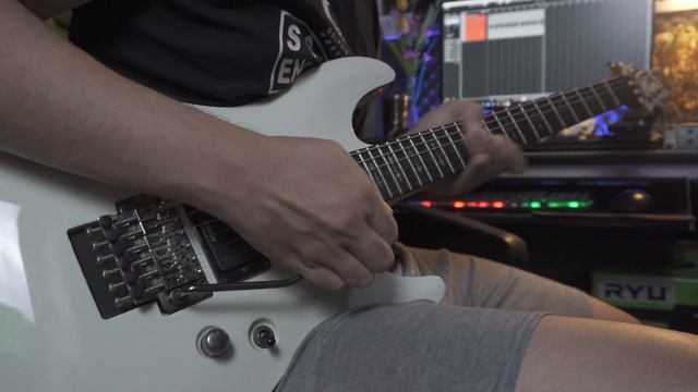 SCHECTER DEMON 6 FR FLOYD ROSE SOUND REVIEW - FREE STYLE IMPROVEMENT смотреть онлайн