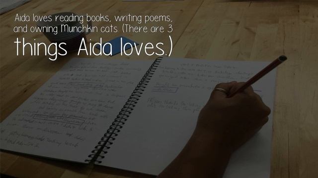 Aida Loves Reading Books Writing Poems And Loves Munchkin Cats Why Is It A Non Parallel? смотреть онлайн