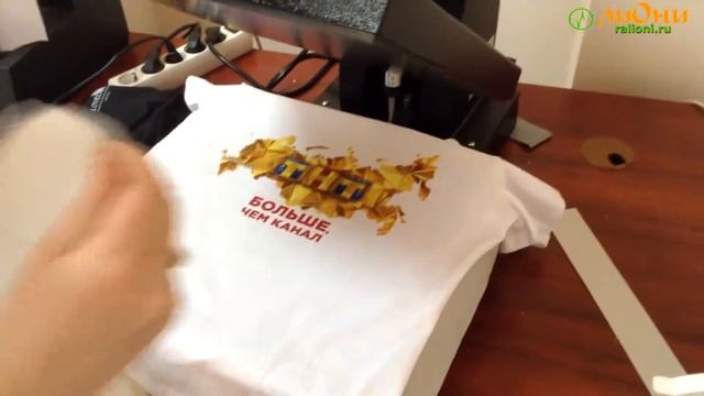 Прямая печать на футболке смотреть онлайн