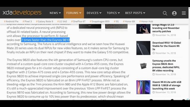 samsung exynos 9820 with 8k video recording explained in Hindi смотреть онлайн