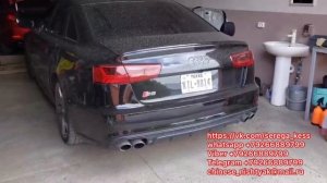 AUDI прострелы в выхлопе