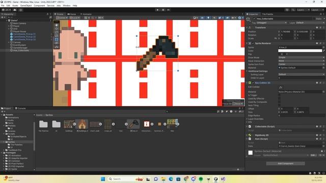 17. How to make a 2D RPG in Unity - Creating the Hoe смотреть онлайн