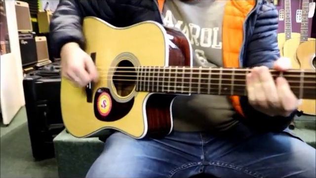 Sigma Guitars DRC-1HSTE смотреть онлайн