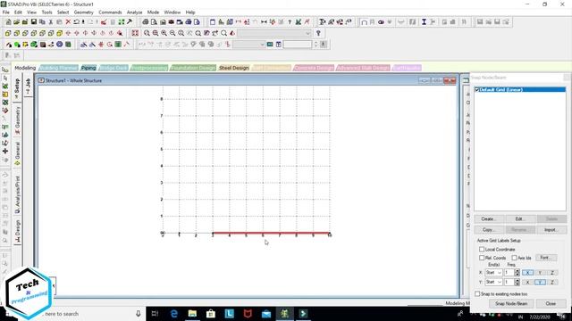 Staad.Pro Hindi Tutorial-09 || Geometry Part-05 [Insert node & Mirror command] in Staad.Pro V8i смотреть онлайн