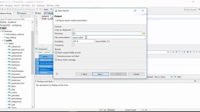 How to export data DBAVER смотреть онлайн