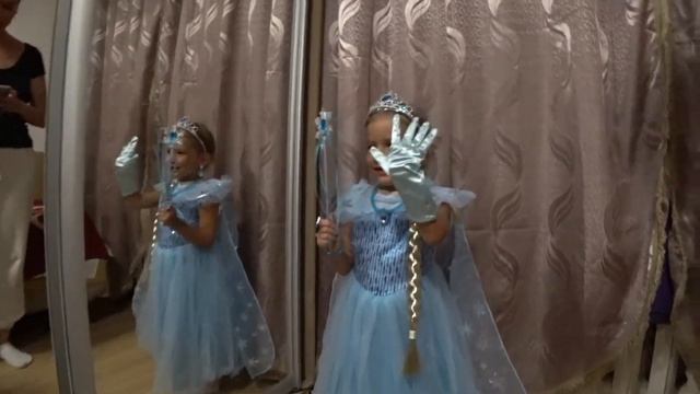 Платье Эльзы детское для девочки с Алиэкспресс за 1000 рублей смотреть онлайн