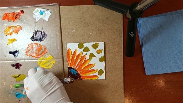 ПРОСТО! Подсолнух Мастихином для начинающих - Наталия Ширяева смотреть онлайн