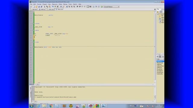 Уроки по Ассемблеру №21 Программа на основе INPUT RECORD part 4 смотреть онлайн