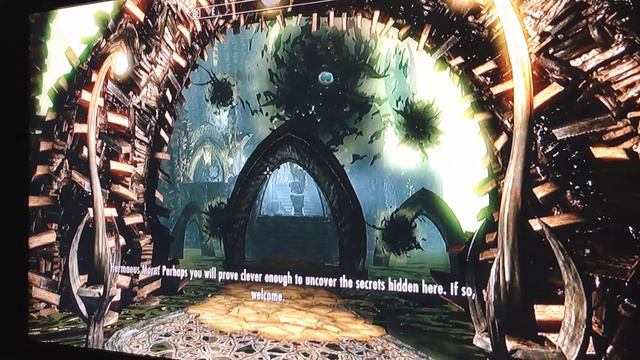 This is what happens when you enter Apocrypha without starting the Dragonborn quest line. смотреть онлайн