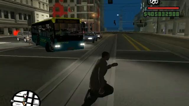 GTA SA Singleplayer - Bus wordt 2 keer gestolen смотреть онлайн