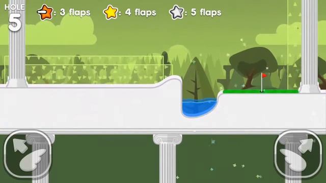 Flappy Golf 2 GRAVITY GROVE HOLE 1-9 Superstar Walkthrough смотреть онлайн