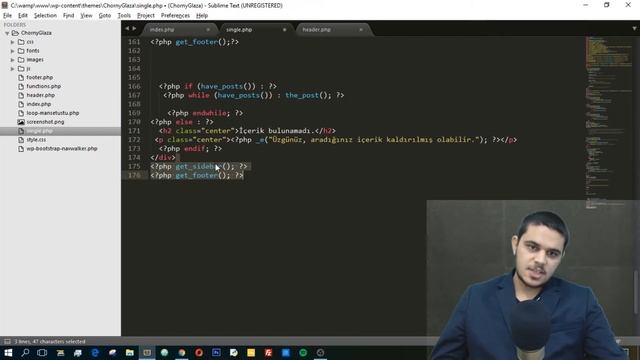 Wordpress 'te tema yapımı ders #31 (Single.php'ye giriş yapıldı) смотреть онлайн