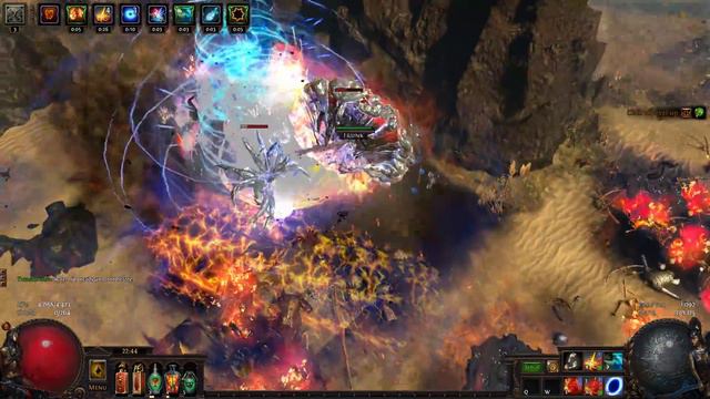 [3.3] Vaal Earthquake, Vaal Molten Shell, Mjolner Discharge/Arc, Triple Herald Gorge Run смотреть онлайн