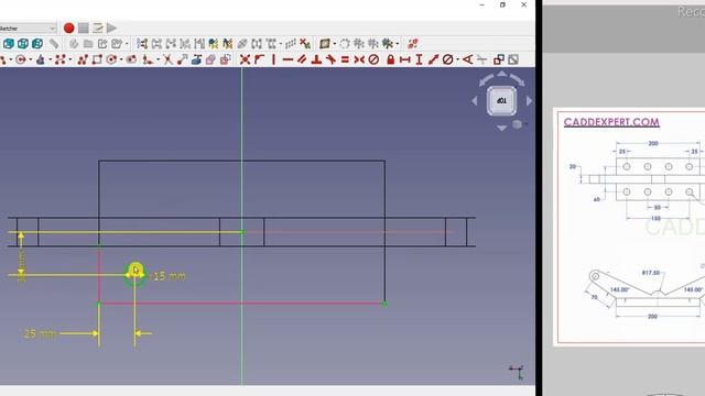 FreeCAD Sketch Rectangular Pattern | FreeCAD Tutorial | FreeCAD Beginner Tutorial | Mechnexus | смотреть онлайн