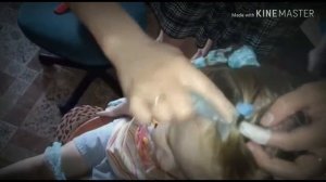 Прическа с лентами "БАРАНКИ" для девочек