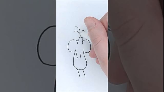 Как нарисовать мышку - милые и простые рисунки для срисовки | Рисовать ЛЕГКО #Shorts смотреть онлайн