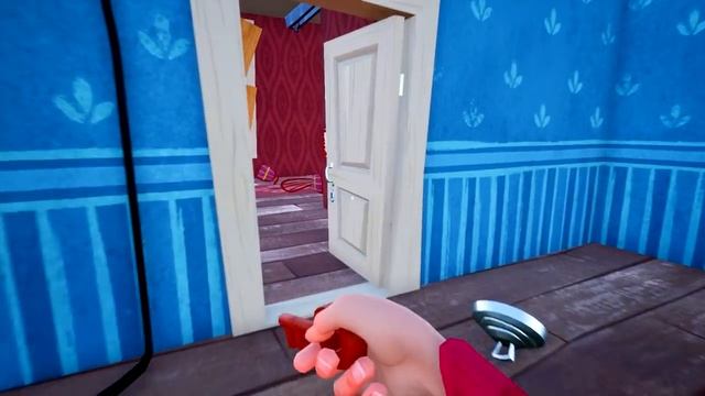 GLOWING GUN PUZZLE & RED KEY NIGHTMARE! | Hello Neighbor Beta 3 смотреть онлайн