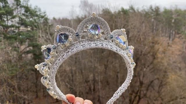 Короны и ободки. Новинки . Мастер Ирина Шикова. смотреть онлайн