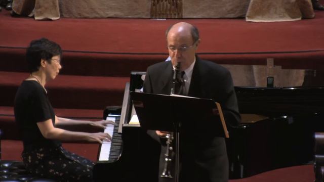 Tom Rose, clarinet / Betty Woo, piano perform: Carl Maria von Weber Grand Duo Concertante смотреть онлайн