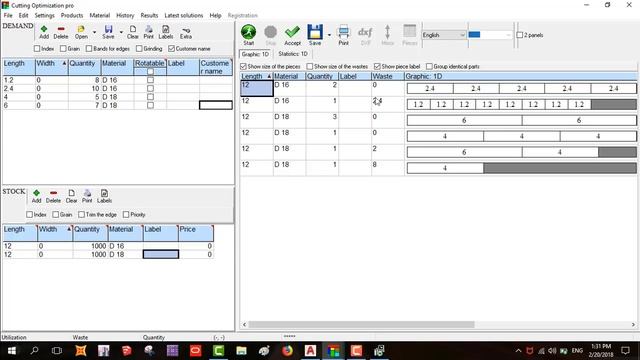 شرح برنامج Cutting Optimization смотреть онлайн