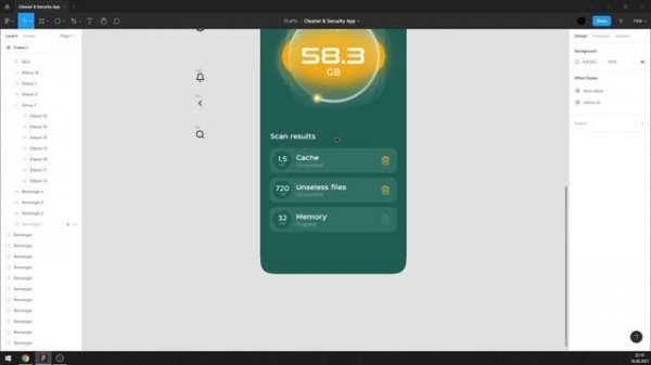 Figma Tutorial. Cleaner & Security App UI Design in Figma + Free figma template