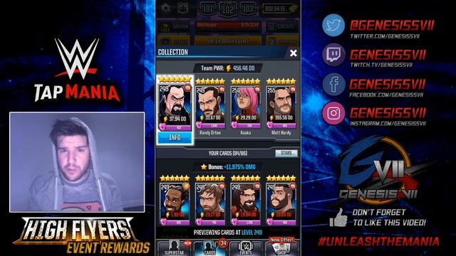 GLORIOUS! | High Flyers Event Rewards | WWE Tap Mania смотреть онлайн