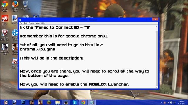 How to fix the Failed to Connect Problem on ROBLOX [2013] смотреть онлайн