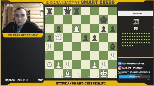 ✅ШТУРМ НА Сhess.com ? МФ ИВАН ГЕРАСИМОВ ? [RU]  Игра с подписчиками lichess.org