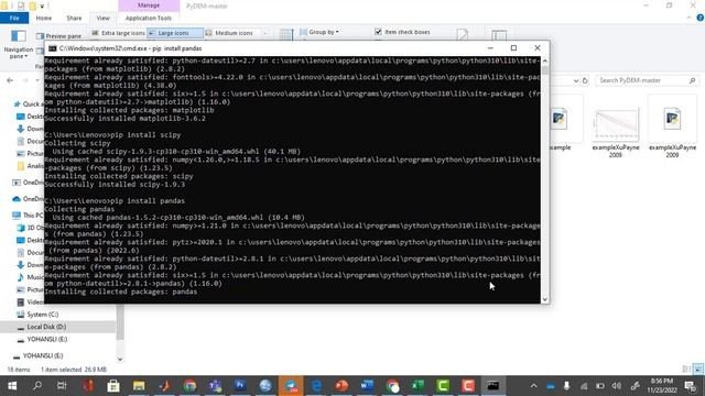 How to Install Numpy, Scipy, Matplotlib, Panda on Python 3.10.2 смотреть онлайн