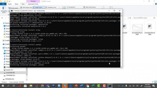 How to Install Numpy, Scipy, Matplotlib, Panda on Python 3.10.2