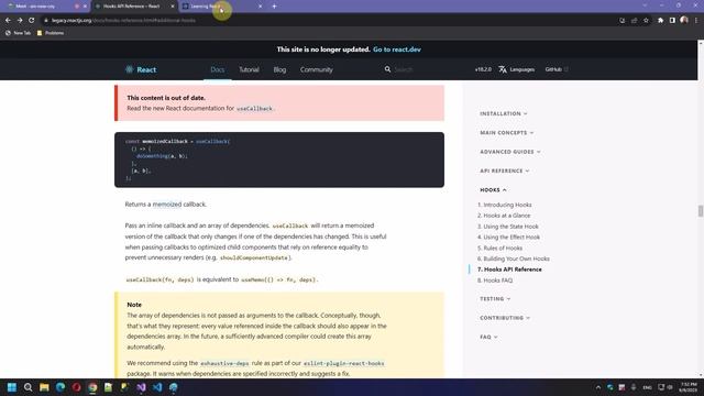 React 34. Hooks API Reference (part 2) смотреть онлайн