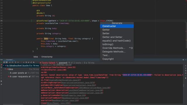Quick Fix: JSON parse error: Cannot deserialize value of type `java.time.LocalDateTime` смотреть онлайн