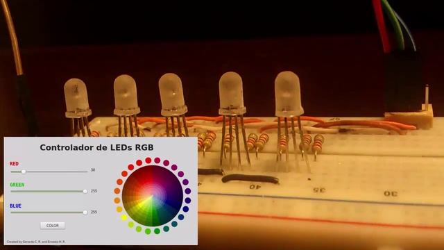 Arduino & Python (LINUX) - RGB LEDs Controller смотреть онлайн