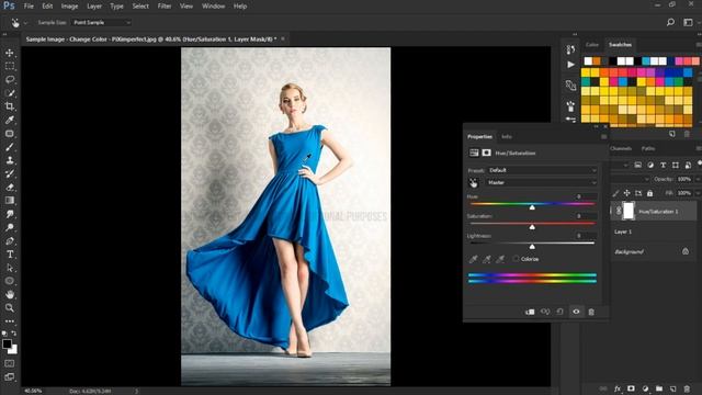 Photoshop CC - Turn Any Color to ANY COLOR in Photoshop смотреть онлайн