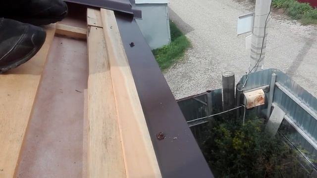 Монтаж капельника и металлочерепици смотреть онлайн