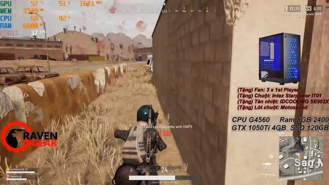 Test game PUBG & Naruto & Assassin's Creed | CPU G4560, GTX 1050Ti | Cấu hình PC Khuyến mãi Tháng 0 смотреть онлайн