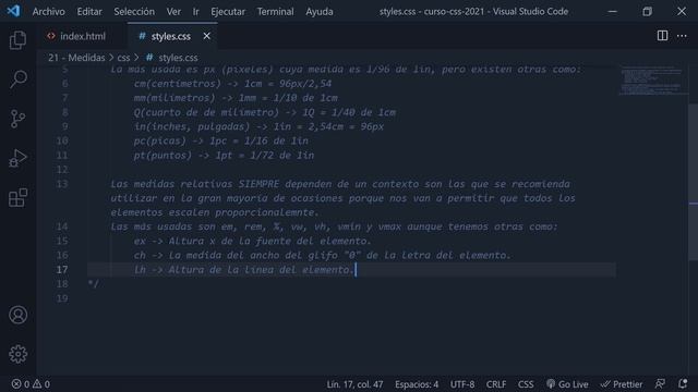 ❓Qué Son las MEDIDAS ABSOLUTAS y MEDIDAS RELATIVAS ▶ CURSO de CSS Básico desde cero 2021 #42 смотреть онлайн