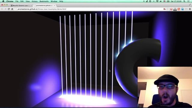 Beautiful Dynamic Laser Beams for Your Space Game with threex.laser Game Extension For Three.js смотреть онлайн
