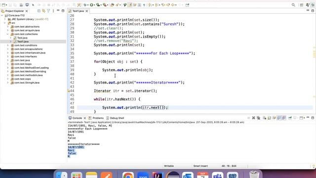 Collections In Java | HashSet and LinkedHashSet | Set Interface смотреть онлайн